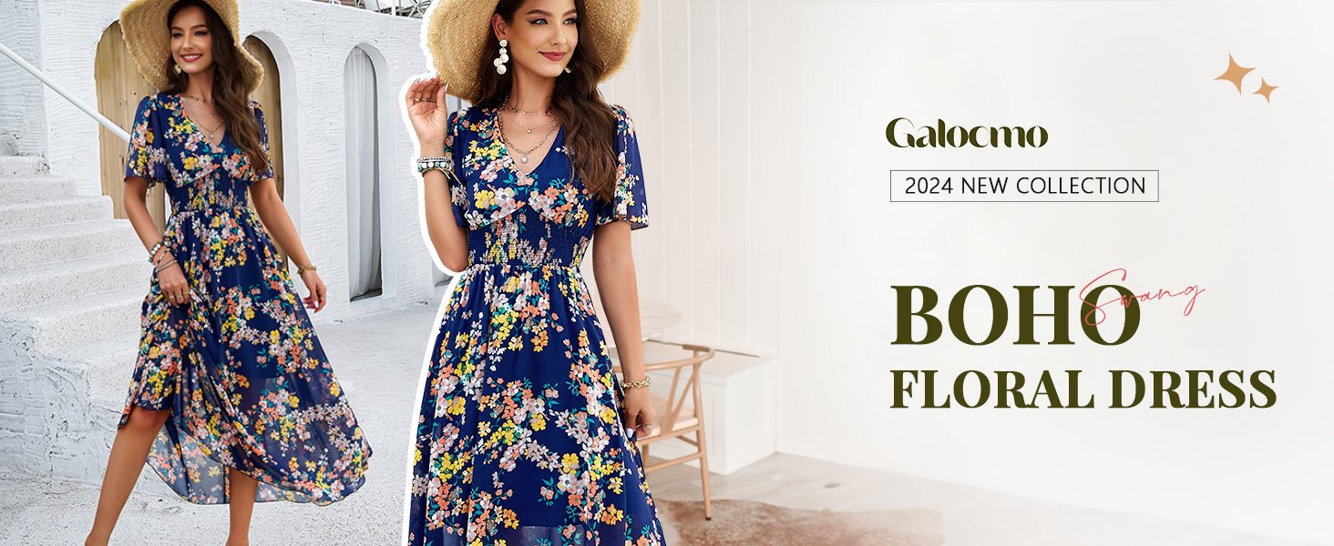 Women’s Summer Floral Dresses on Amazon