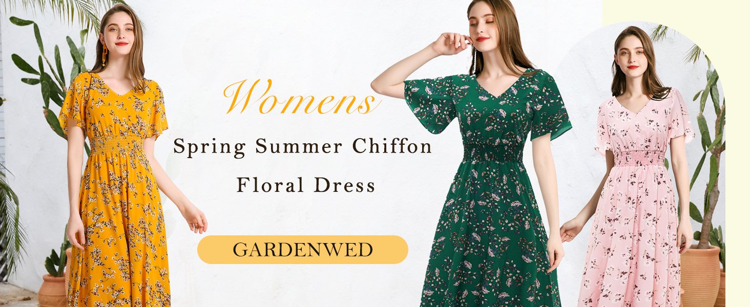 Women’s Summer Floral Dresses on Amazon